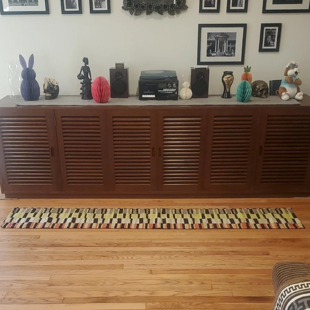 Crate & Barrel Multicolor Anders Runner